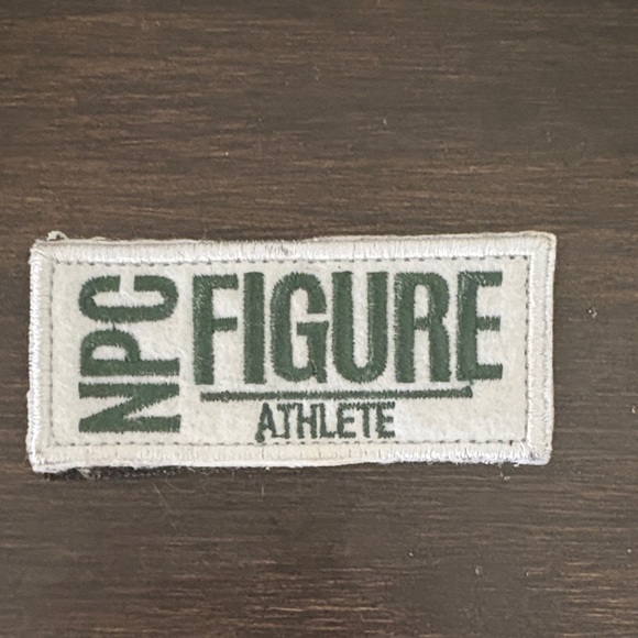 Figure Athlete Patch - Green and White - Picture 1 of 1